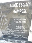 GAMPERL Alice Cecilia 1948-1990