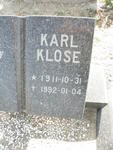 KLOSE Karl 1911-1992