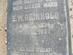 REINHOLD E.M. 1879-1957