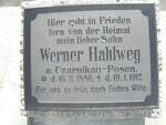 HAHLWEG Werner 1886-1912