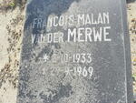 MERWE Francois Malan, van der 1933-1969