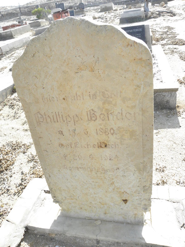 BENDER Phillipp 1880-1924