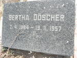 DOSCHER Bertha 1884-1957
