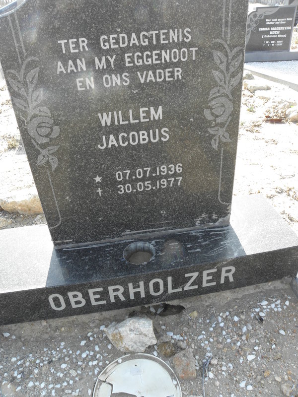 OBERHOLZER Willem Jacobus 1936-1977
