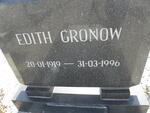 GRONOW Edith 1919-1996
