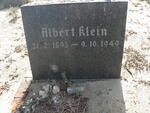 KLEIN Albert 1893-1949