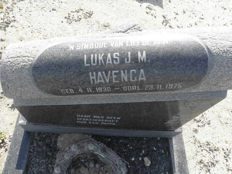 HAVENGA Lukas J.M. 1930-1975
