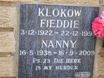 KLOKOW Fieddie 1922-199? & Nanny 1938-2009