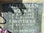 ACKERMAN Willem 1943-2009 & Christiena 1950-