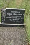 MAPHUMULO Vikinduku Moses 1876-1972