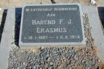 ERASMUS Barend F.J. 1907-1974