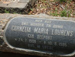 LOURENS Cornelia Maria nee DELPORT 1908-1985