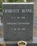 HENNIG Charlotte 1906-1994