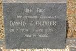 OLIVIER Dawid J. 1904-1961