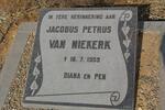 NIEKERK Jacobus Petrus, van -1959
