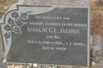 JACOBS Anna M.C.E. nee NEL 1906-1956