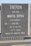 THERON Martha Sophia nee BURGER 1908-