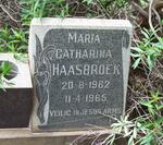 HAASBROEK Maria Catharina 1962-1965