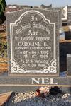 NEL Caroline E. nee ESTERHUYZEN 1938-1998