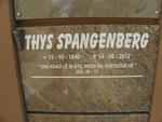SPANGENBERG Thys 1940-2012