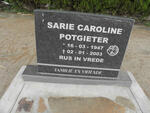 POTGIETER Sarie Caroline 1947-2003