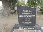 KLERK Hendrik Jacobus, de 1925-2007