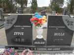 MALAN Sypie 1930-2011 & Willa 1933-