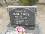 HITE Hilda G. 1894-1984