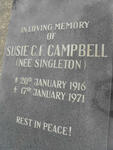 CAMPBELL Susie C.F. nee SINGLETON 1916-1971