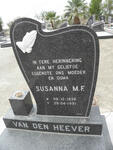 HEEVER Susanna M.F., van den 1938-1991