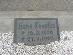 TOEPFER Hans 1906-1960