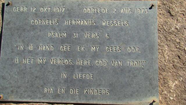 WESSELS Cornelis Hermanus 1917-1973