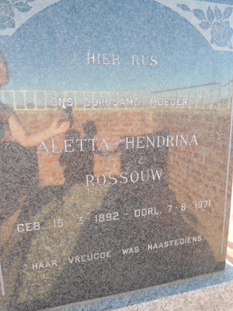 ROSSOUW Aletta Hendrina 1892-1971