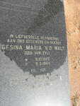 WALT Gesina Maria, v.d. nee van ZYL 1925-1984