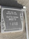 BEETS Aletta Regina 1905-1976