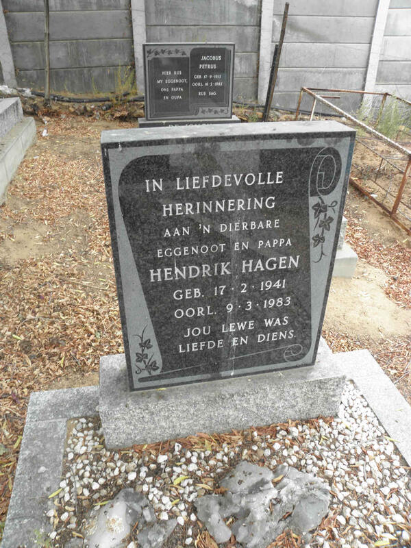 HAGEN Hendrik 1941-1983
