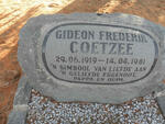 COETZEE Gideon Frederik 1919-1981