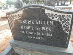 WYK Hendrik Willem Daniel, van 1921-1963