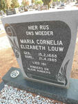 LOUW Maria Cornelia Elizabeth 1888-1985