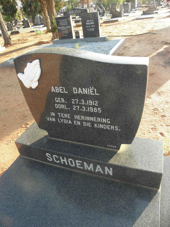 SCHOEMAN Abel Daniel 1912-1985