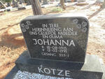 KOTZE Johanna 1915-1991