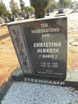 STEENKAMP Christina Alberta 1926-2006