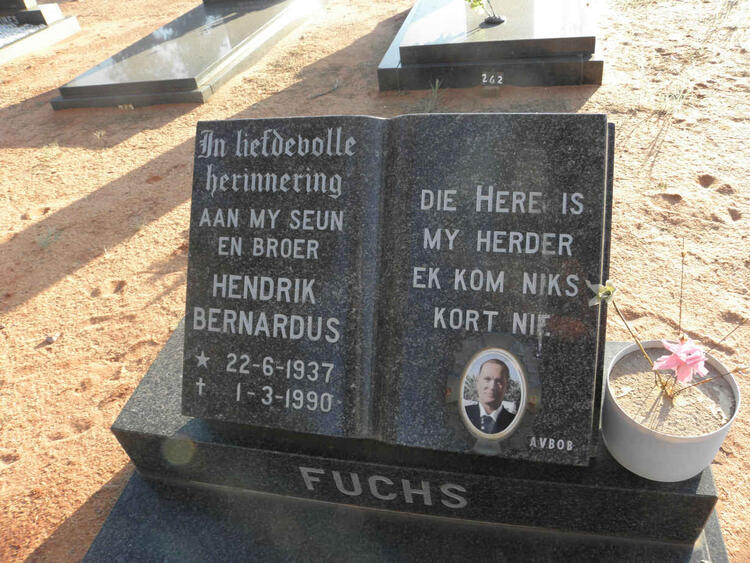 FUCHS Hendrik Bernardus 1937-1990