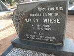 WIESE Kitty 1897-1989