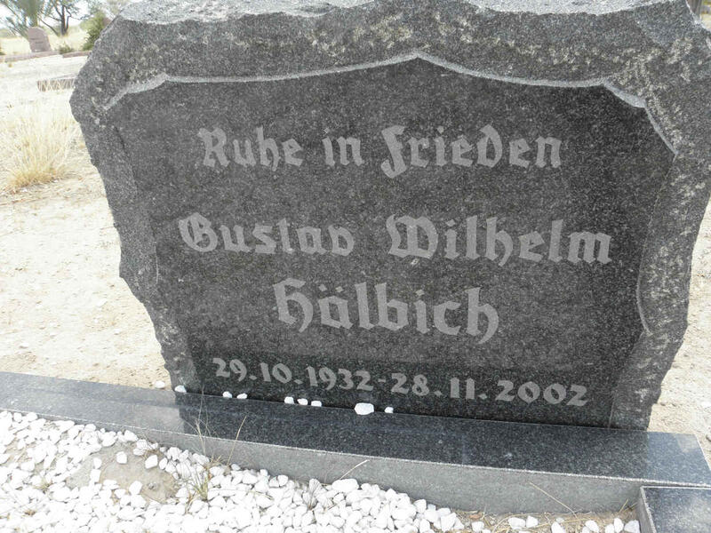 HÄLBICH Gustav Wilhelm 1932-2002