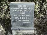 LUBBE Catharina Maria 1892-1940