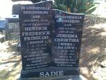 SADIE Hendrik Frederick Prinsloo 1924-2004 & Jemiema Christina nee LOUW 1927-2004