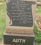 AUTH Jan Harm 1928-1945