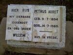 AURET Willem Petrus 1894-1960