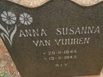 VUUREN Anna Susanna, van 1944-1945